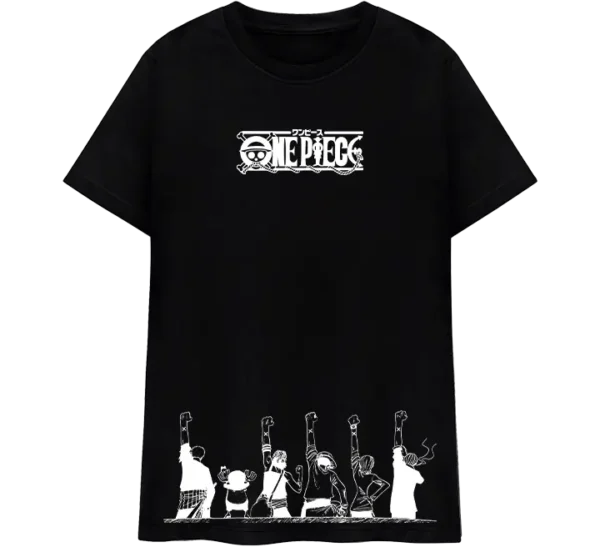 Polo negro de algodón con diseño inspirado en Toji Fushiguro de Jujutsu Kaisen. Ilustración a todo color con detalles gráficos en estilo cyberpunk y tipografía japonesa. Ideal para fans del anime y la moda streetwear.
