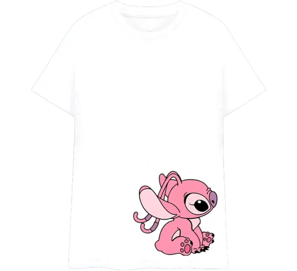 Polo Stitch y Angel – Amor Incondicional Demuestra tu amor con este adorable polo de Stitch y Angel. Un diseño tierno y vibrante que captura la esencia de esta icónica pareja extraterrestre.