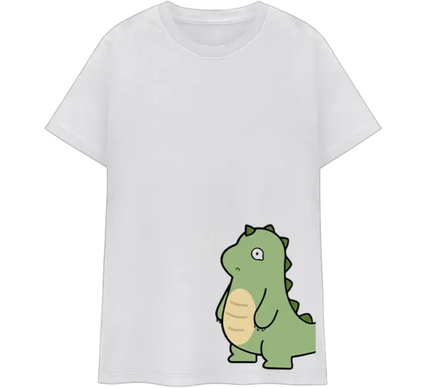 Polo Pareja Dino Love – Amor Jurásico 🦖💕 Demuestra tu amor con este tierno set de polos de dinosaurios. Con un diseño divertido y encantador, estos polos representan a una dino enamorada ofreciendo una flor a su pareja, quien se muestra sorprendido