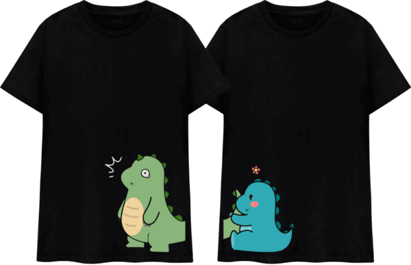 POLO CLÁSICO DINO LOVE - 100% ALGODÓN 20/1 - Imagen 3