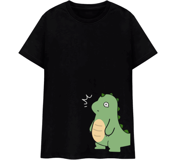 Polo Pareja Dino Love – Amor Jurásico 🦖💕 Demuestra tu amor con este tierno set de polos de dinosaurios. Con un diseño divertido y encantador, estos polos representan a una dino enamorada ofreciendo una flor a su pareja, quien se muestra sorprendido