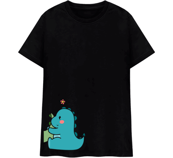 Polo Pareja Dino Love – Amor Jurásico 🦖💕 Demuestra tu amor con este tierno set de polos de dinosaurios. Con un diseño divertido y encantador, estos polos representan a una dino enamorada ofreciendo una flor a su pareja, quien se muestra sorprendido
