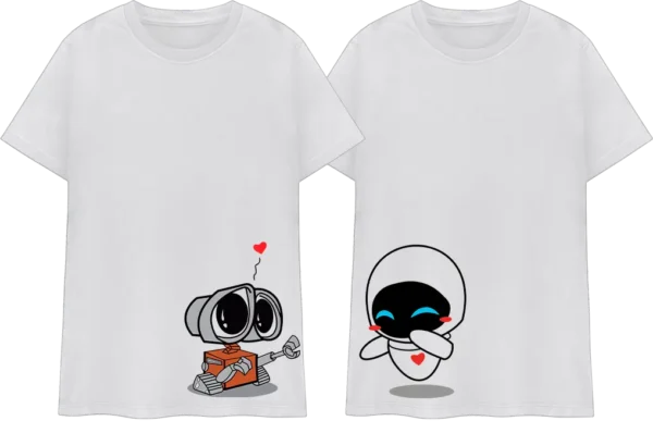 La pareja más tierna de Disney llega con este diseño exclusivo de Stitch y Angel, simbolizando un amor que trasciende galaxias. Perfecto para los que creen en el destino y en el amor incondicional. Confeccionado en algodón 20/1 de alta calidad, es suave, cómodo y resistente.